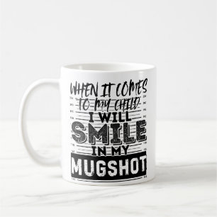 Mug Quand il s'agit de mon enfant, je sourirai dans mo