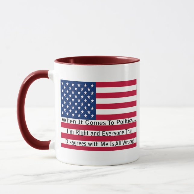 Mug Quand Il S'Agit De Politique (Gauche)