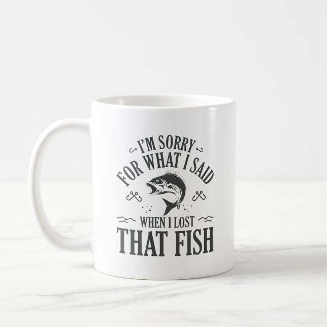 Mug Quand J'Ai Perdu Ce Poisson (Gauche)