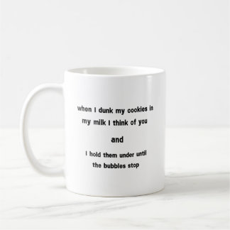 Mug Quand Je Dosse Mes Cookies Dans Le Lait, Je Pense