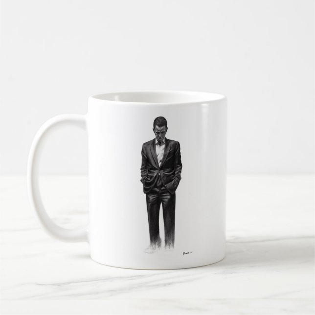 Mug Quand je pense à l'espoir - droit attaquez (Gauche)