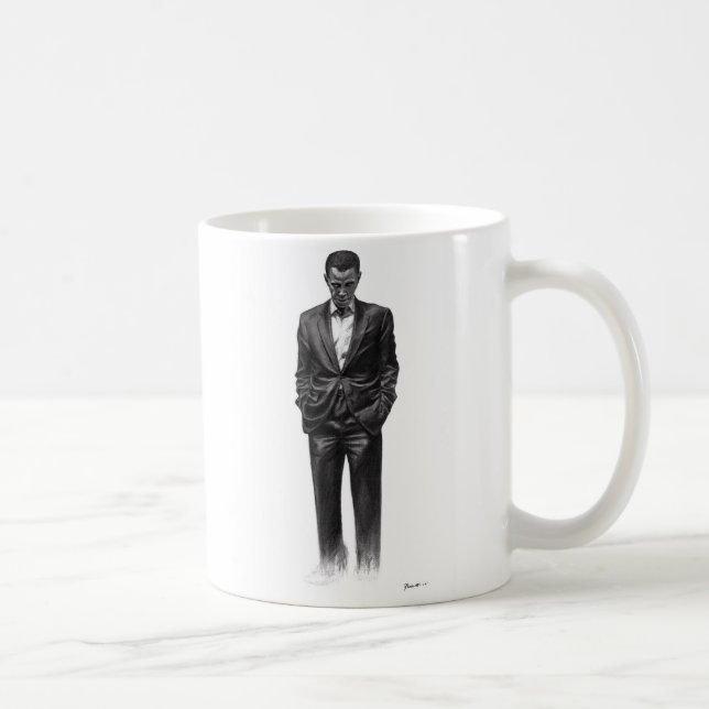 Mug Quand je pense à l'espoir - gaucher attaquez (Droite)