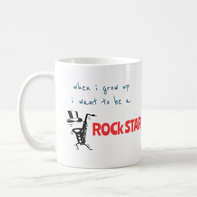 Mug Quand je serai grande, Rock Star (Gauche)