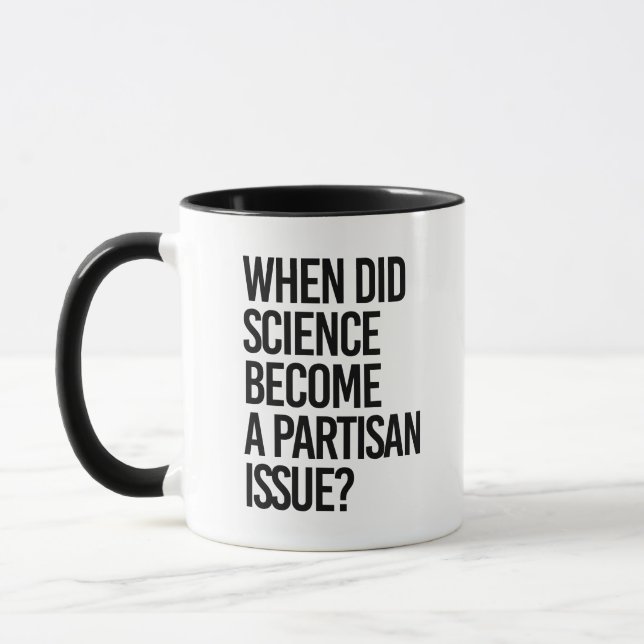 Mug Quand la science est-elle devenue partisane ? (Gauche)