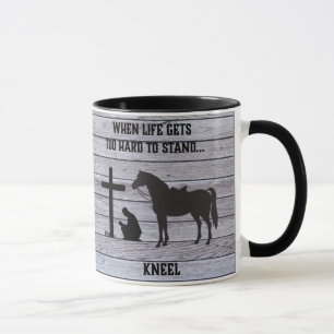 Mug Quand la vie devient dure, Kneel