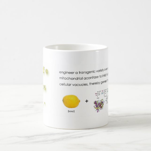 Mug quand la vie donne des citrons (Centre)