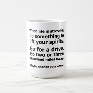 Mug Quand la vie est stressante