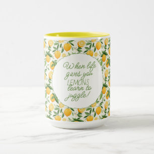 Mug Quand la vie vous donne des citrons, apprenez à ré