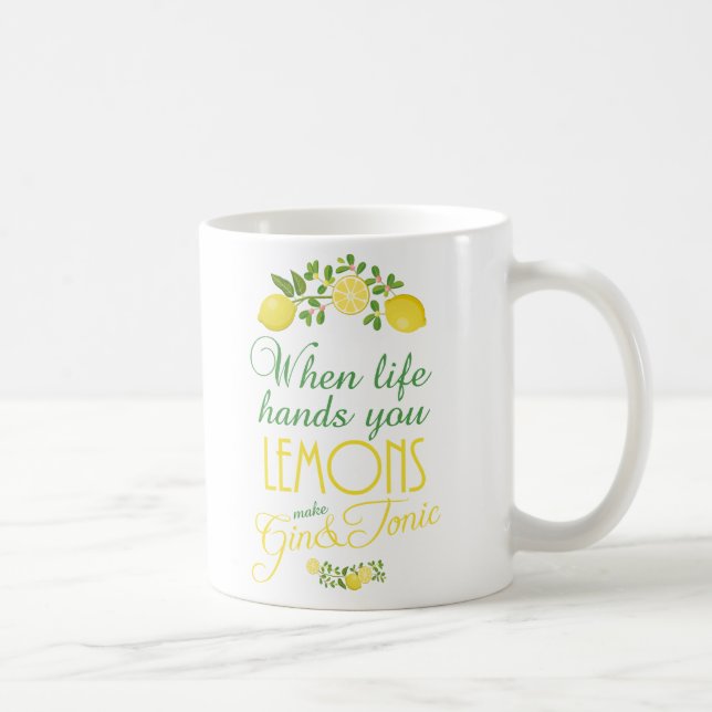Mug Quand la vie vous remet les citrons font le (Droite)