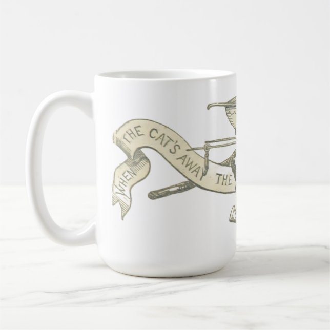 Mug "Quand le chat n'est pas là, les souris dansent" V (Gauche)