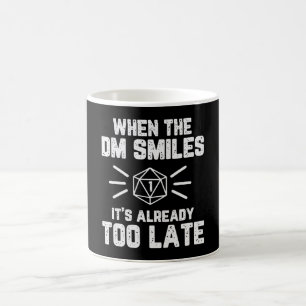 Mug Quand le DM sourit RPG Nerd