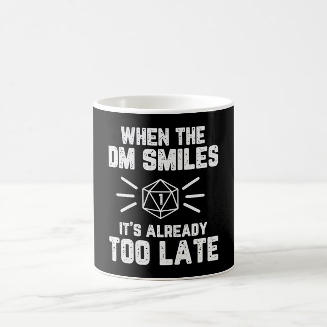 Mug Quand le DM sourit RPG Nerd (Centre)