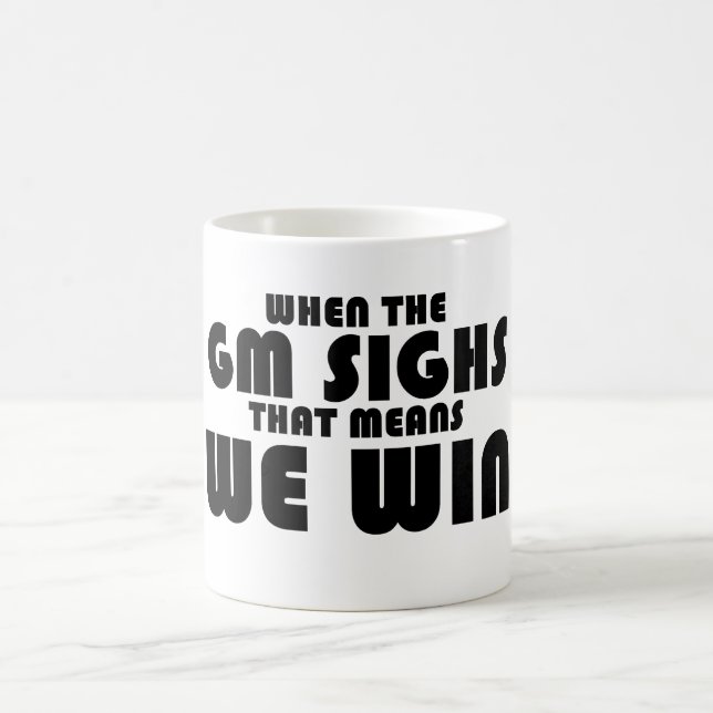 Mug Quand le GM soupire (Centre)