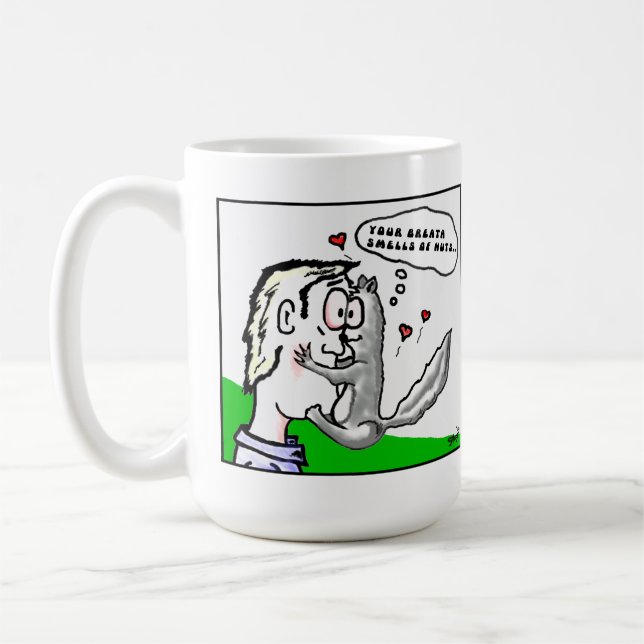 Mug Quand les écureuils tombent dans la bande dessinée (Gauche)