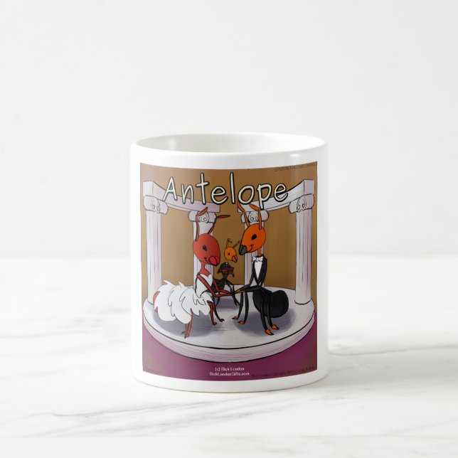 Mug Quand les fourmis s'enfuient en mariage Bande dess (Centre)