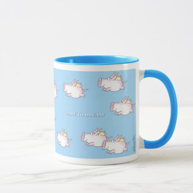 Mug QUAND LES PIGS VOLENT par Sandra Boynton (Droite)