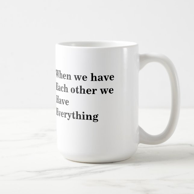 Mug Quand nous nous avons nous faisons attaquer tout (Droite)