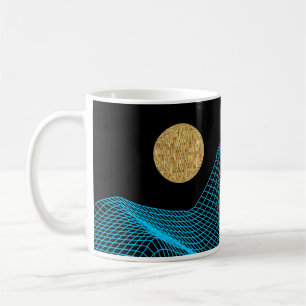 Mug Quantum Disco Dimension Purple Blue Black Gold