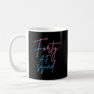 Mug Quarante AF Squad II - Anniversaire Correspondant
