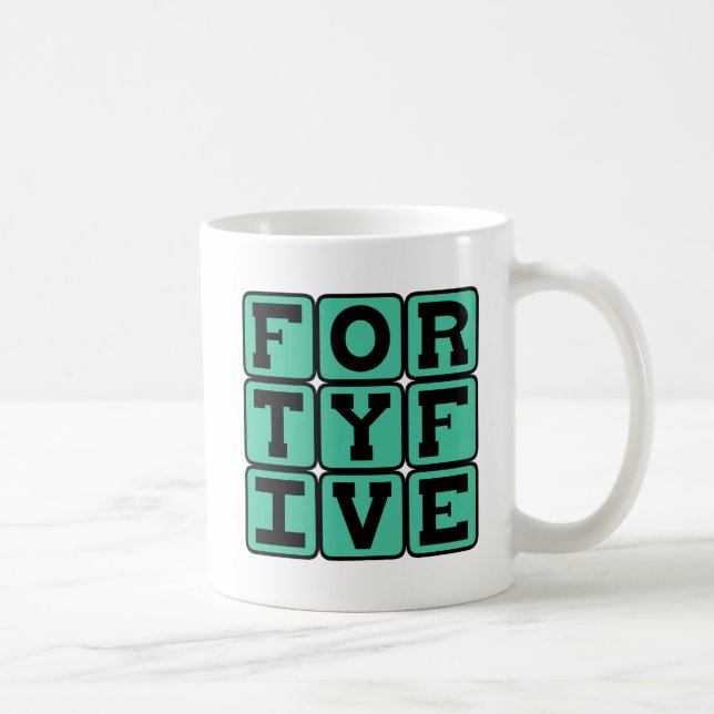 Mug Quarante-Cinq, Numéro 45 (Droite)