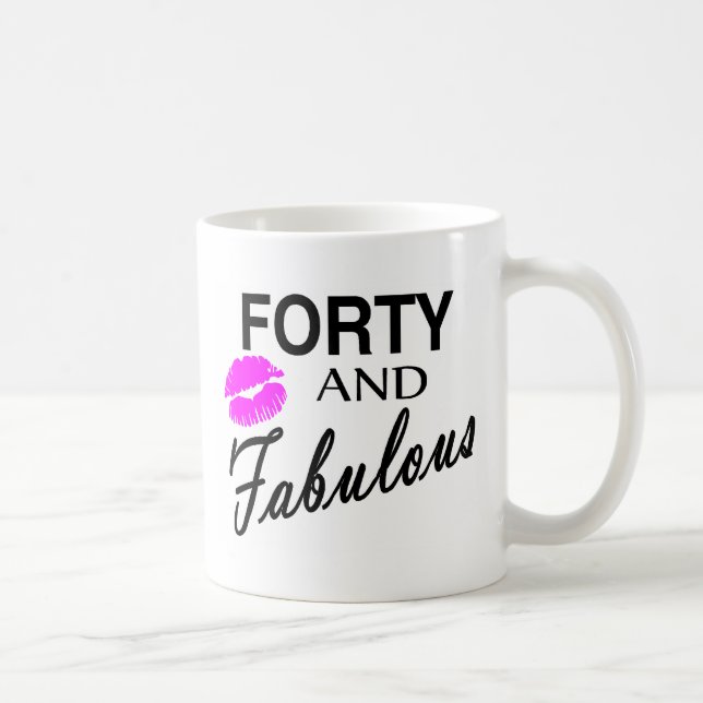 Mug Quarante et fabuleux (Droite)