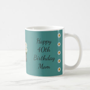 Mug Quarantième maman heureuse d'anniversaire