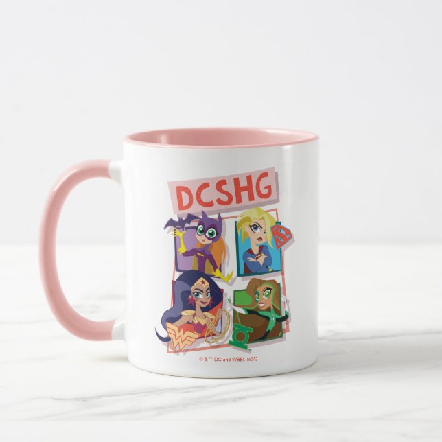 Mug Quartet Filles DC Super Hero (Gauche)