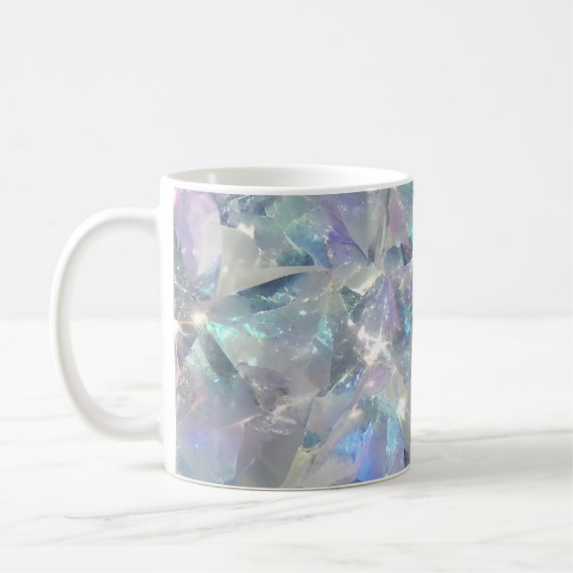 Mug Quartz Crystal Sparkly Motif (Gauche)