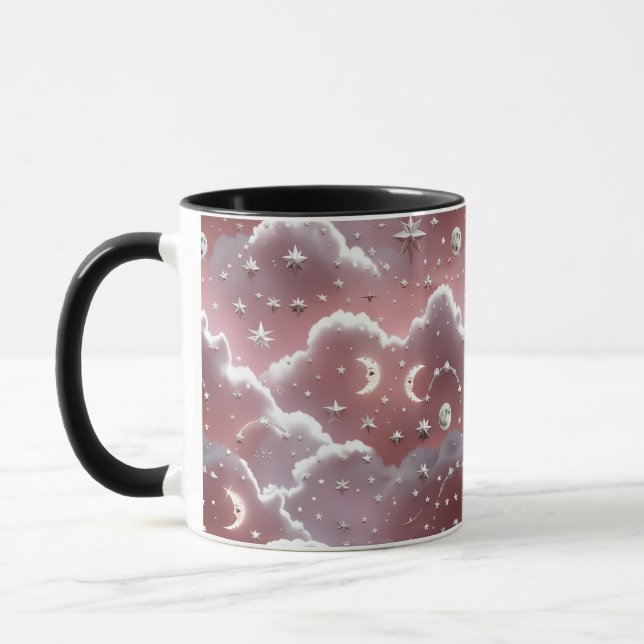 Mug - Quartz Pink Celestial Moon (Gauche)