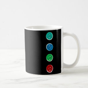 Mug Quatre boutons Super Blue Chat Fun Halloween Perso