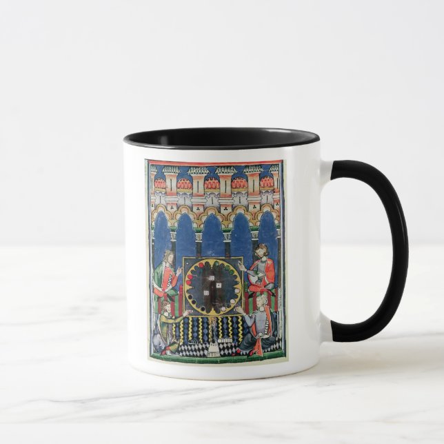 Mug Quatre joueurs arabes de backgammon (Droite)