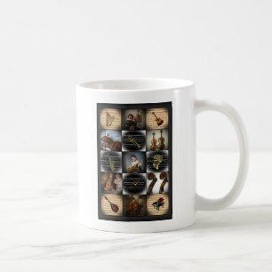 Mug Quatre oeuvres d'art ~ Différents instruments de m