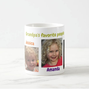 Mug Quatre photos de grand-parent
