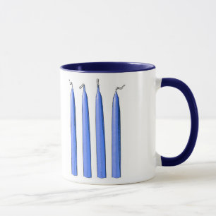 Mug Quatre poignées de bougies/fourchette
