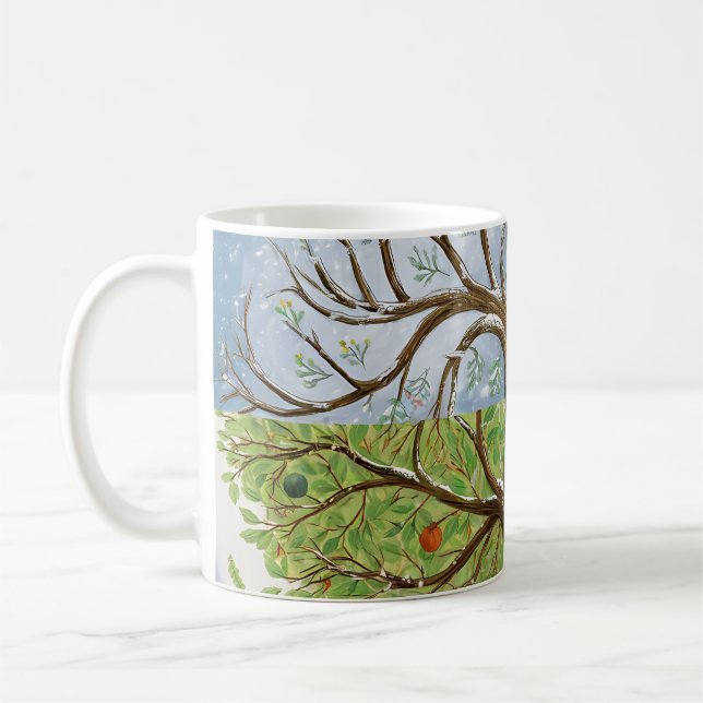 Mug Quatre saisons s'ouvrent (Gauche)