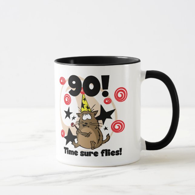Mug quatre-vingt-dixième Le temps pilote (Droite)