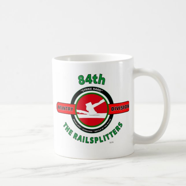 Mug quatre-vingt-quatrième DIVISION d'INFANTERIE "Les (Droite)