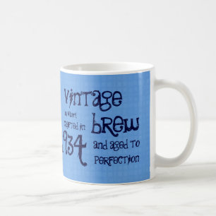 Mug quatre-vingtième Brew vintage ou toute année V80