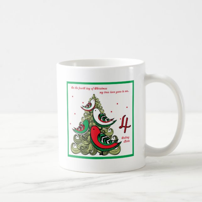 Mug Quatrième jour de Noël (Droite)