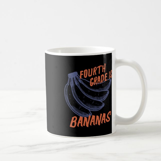 Mug Quatrième professeur de 4e année Bananas Enseignan (Droite)