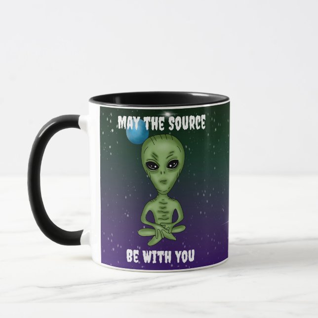 Mug Que la source soit avec vous | Planètes Aliens (Gauche)