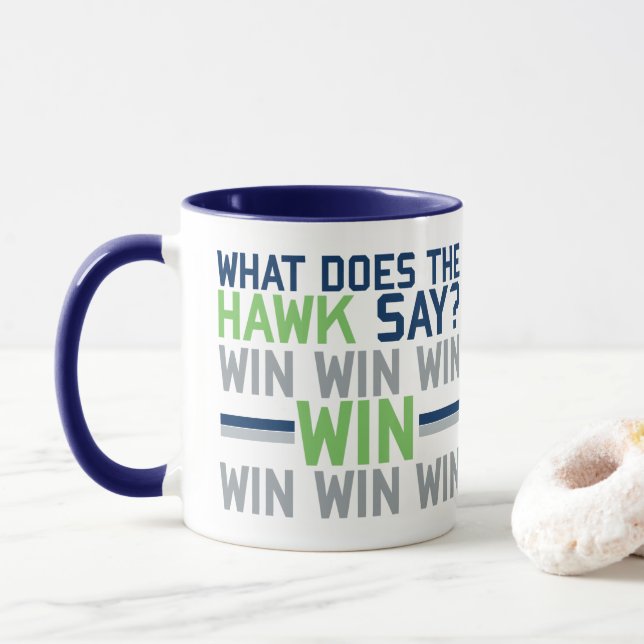 Mug Que le FAUCON fait-il disent-ils ? (Avec donut)