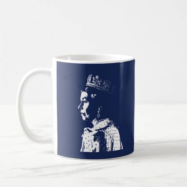 Mug Queen Elizabeth II dans la mémoire aimante 1926-20 (Gauche)