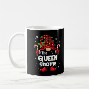 Mug Queen Gnomalo Buffalo Plaid Christmas Tree Family 