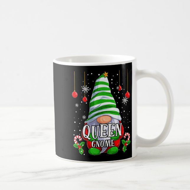 Mug Queen Gnome Christmas Pajamas Matching Family Grou (Droite)