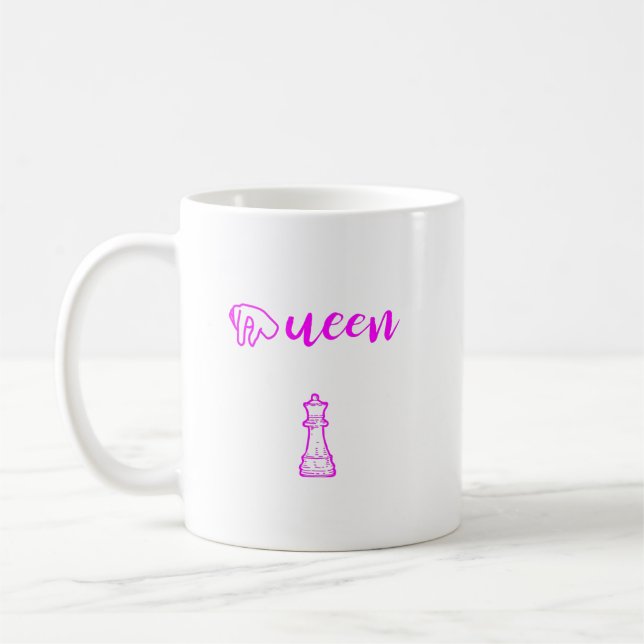 Mug Queen - La pièce la plus puissante dans le café d' (Gauche)
