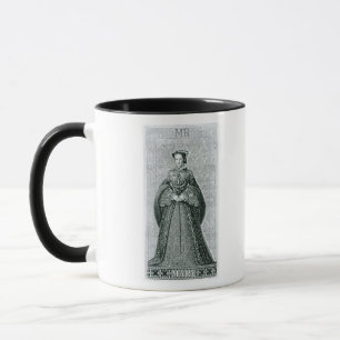 Mug Queen Mary I gravé par T.Brown