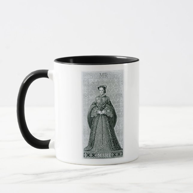 Mug Queen Mary I gravé par T.Brown (Gauche)
