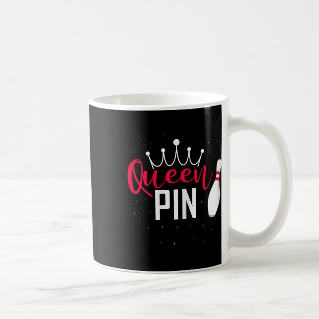 Mug Queen Pin Shirt Bowler Bowling League For Bowling  (Droite)