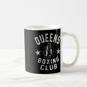 Mug Queens Boxing Club - Boxer Vintage en détresse